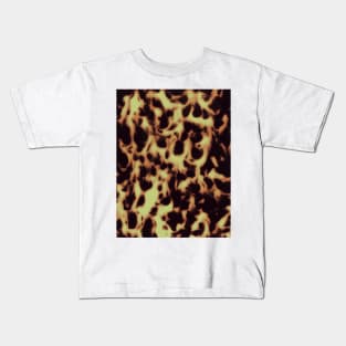 Coffee and Creme Caramel Tortoise Shell Kids T-Shirt